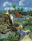 Vincent van Gogh Houses at Auvers painting